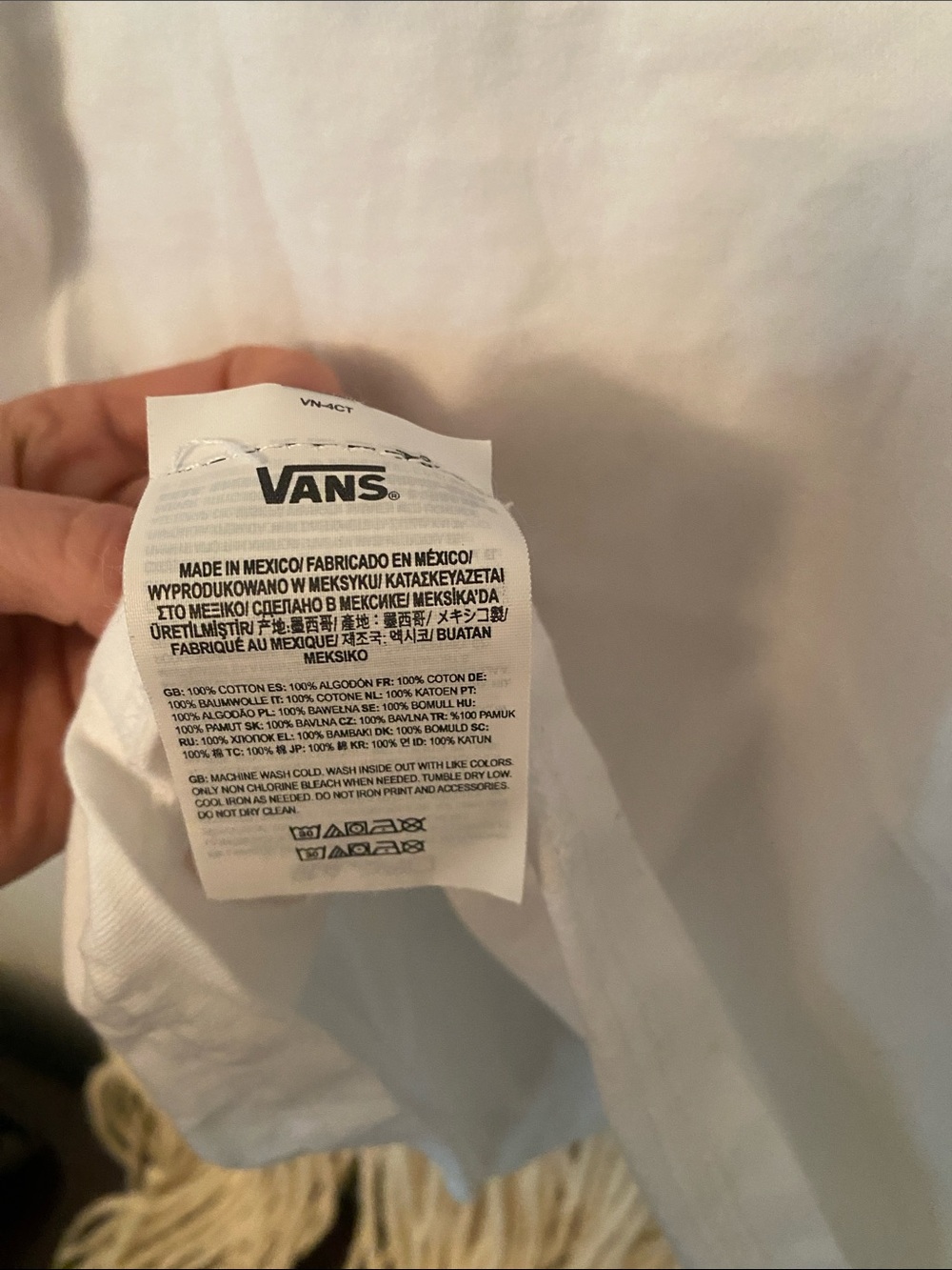 Vans Tshirt golf 66 size medium men’s white short sleeve Tshirt 100% cotton tee - Picture 7 of 7